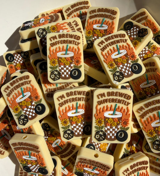 Brewed Differently- EXCLUSIVE TO PBK- Silicone Focal Bead