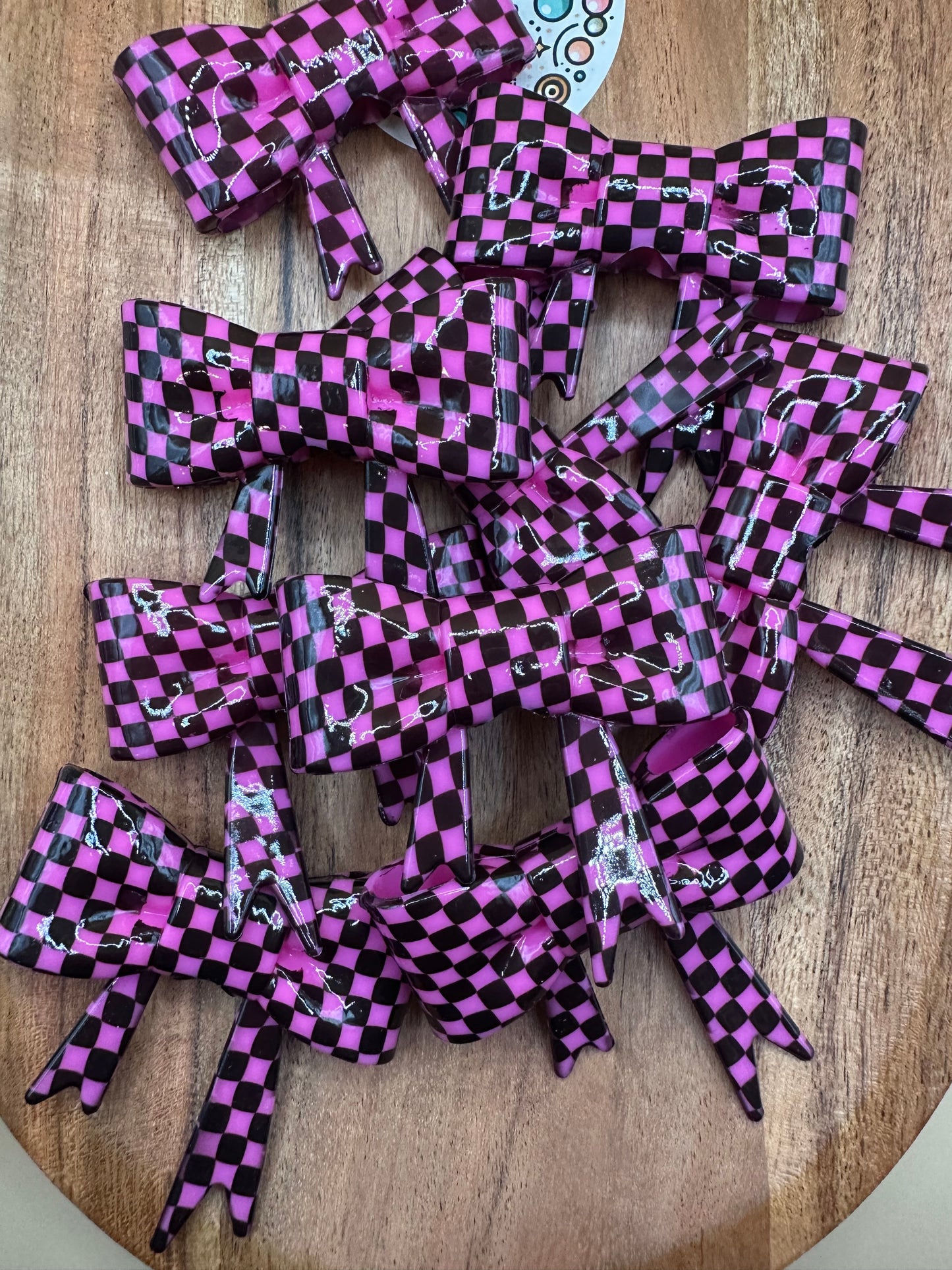 Straw Topper & Focal Bow - Silicone Bead