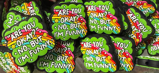 Are you okay?- Silicone Focal Bead