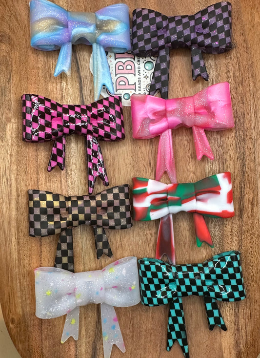 Straw Topper & Focal Bow - Silicone Bead