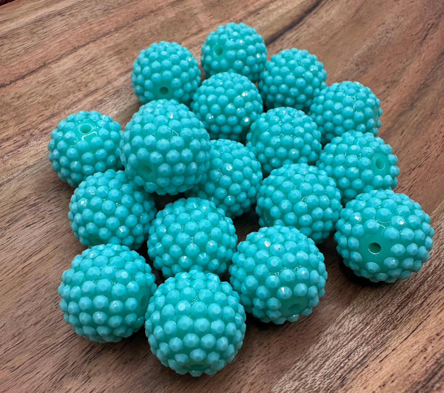 Turquoise Jelly- Acrylic 20mm