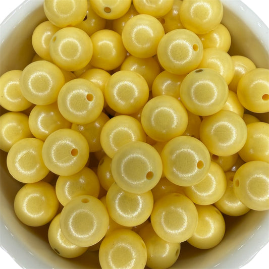 Butter- Opal Silicone Bead 15mm