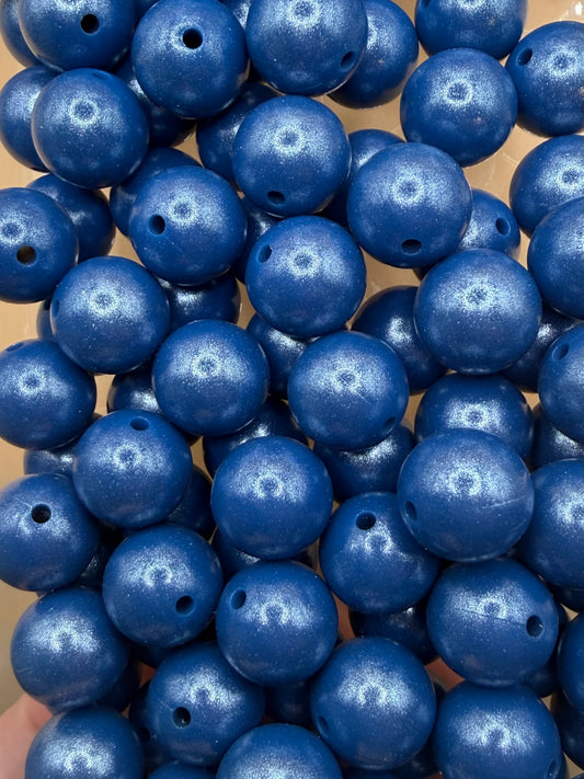 Astro Blue Opal - Silicone Bead 15mm