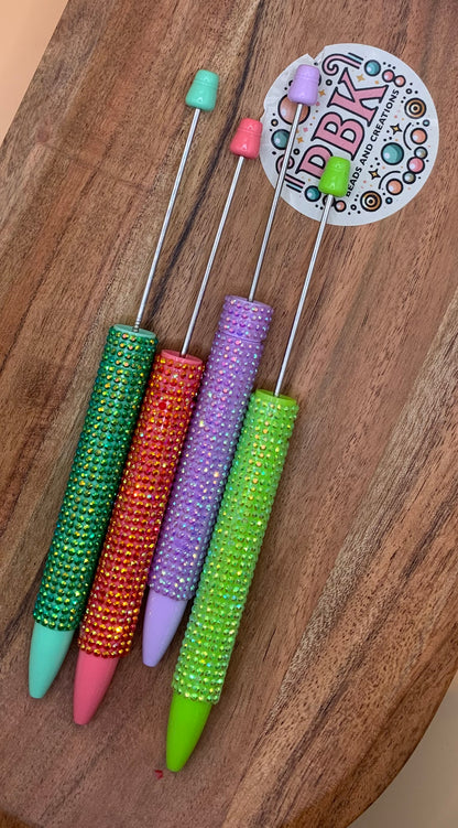 Rhinestone Beadable Pen