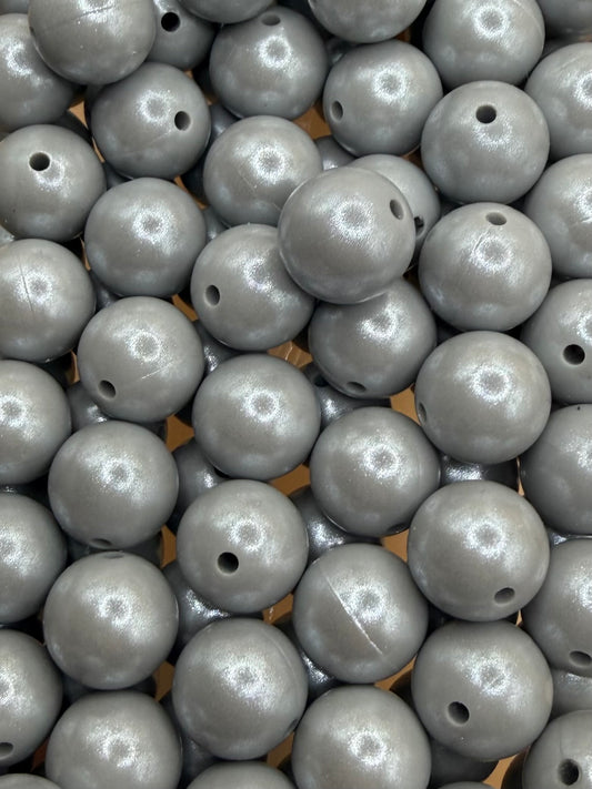 Gray Opal - Silicone Bead 15mm