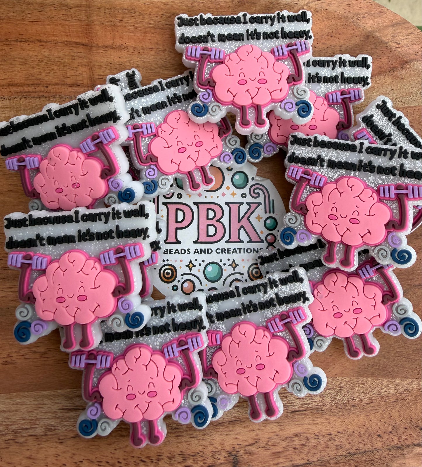 Just because I carry it well, doesn’t mean it’s not heavy- EXCLUSIVE TO PBK- Silicone Focal Bead