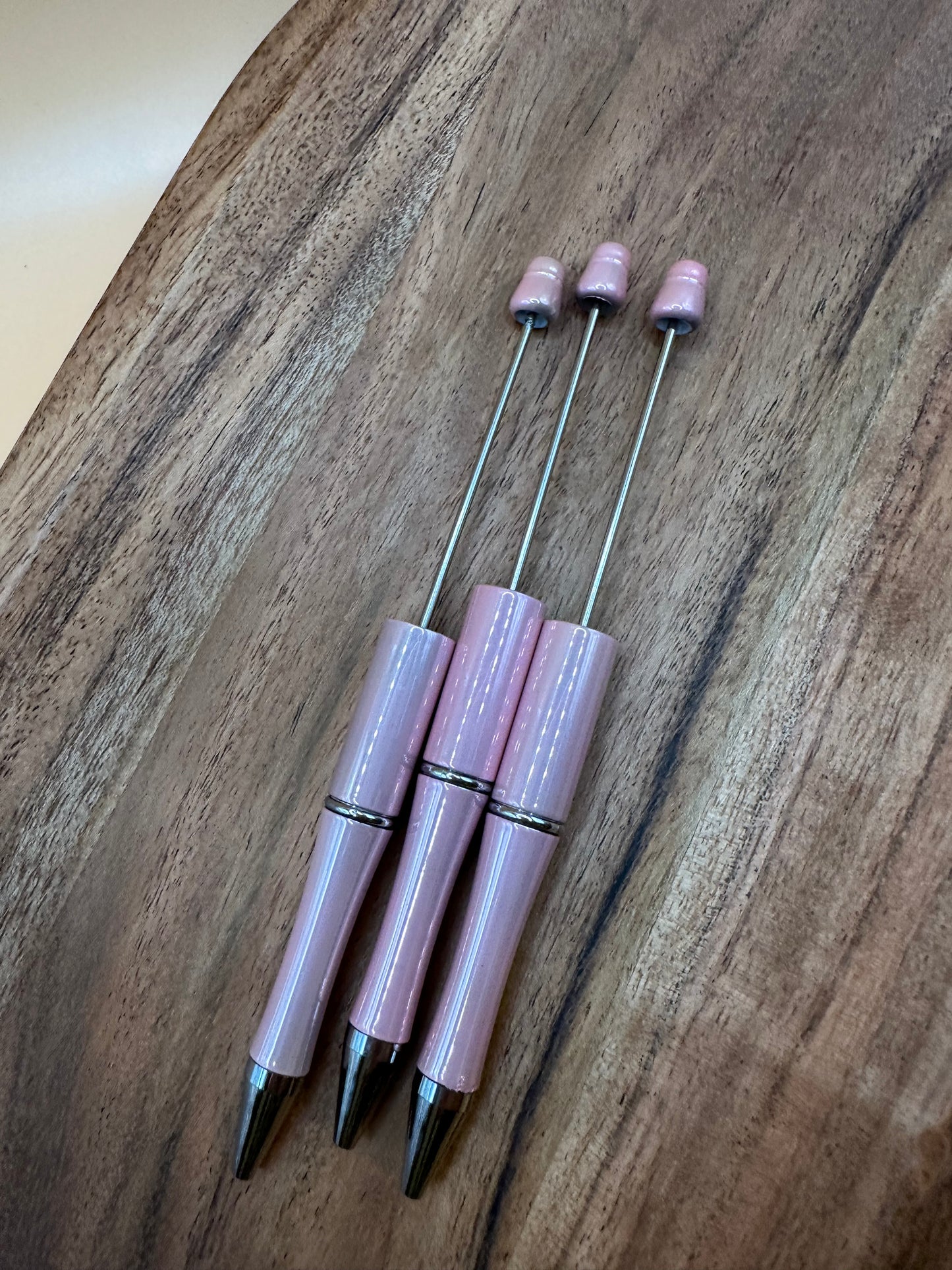 Light Pink Opal- Beadable Pen