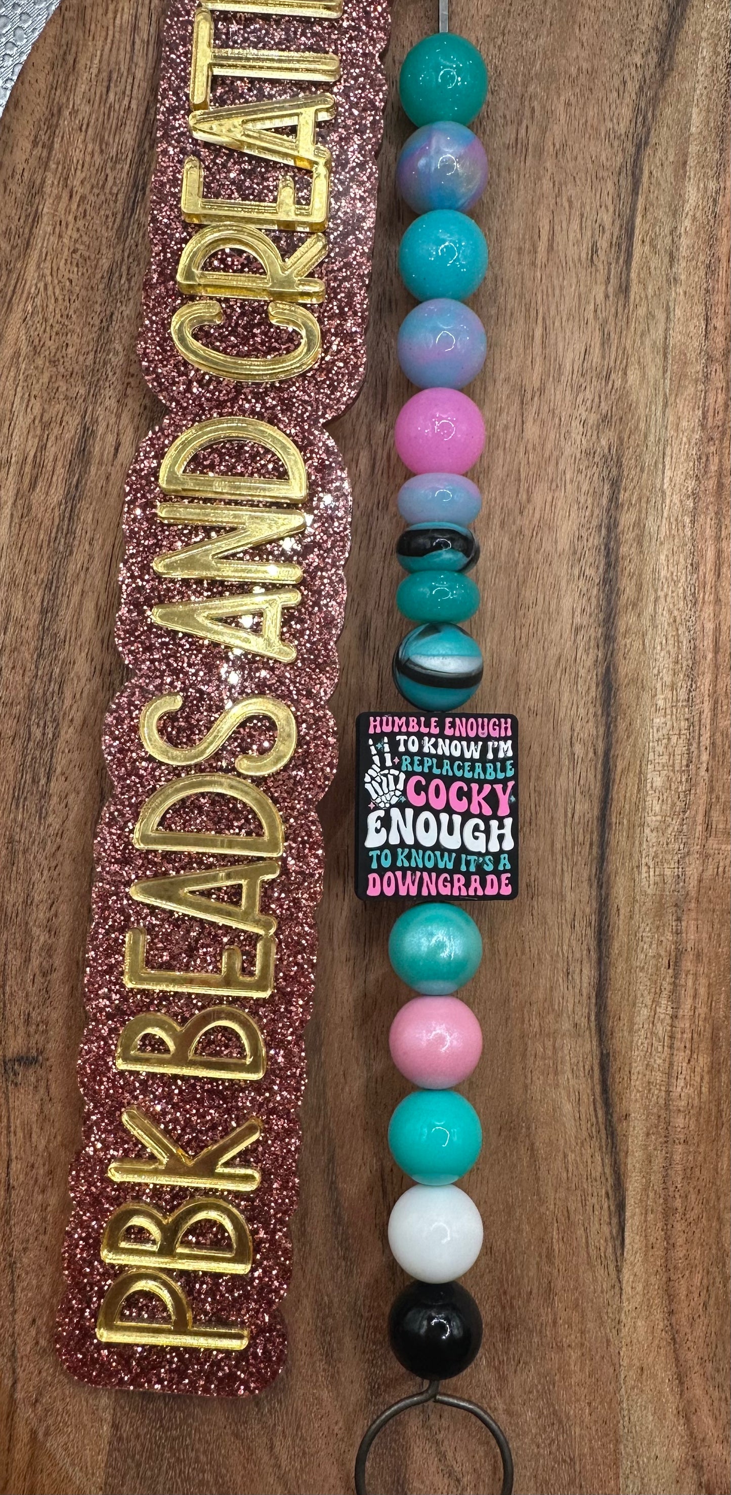 Humble Enough to Know- EXCLUSIVE TO PBK- Silicone Focal Bead