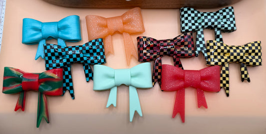 Straw Topper & Focal Bow - Silicone Bead