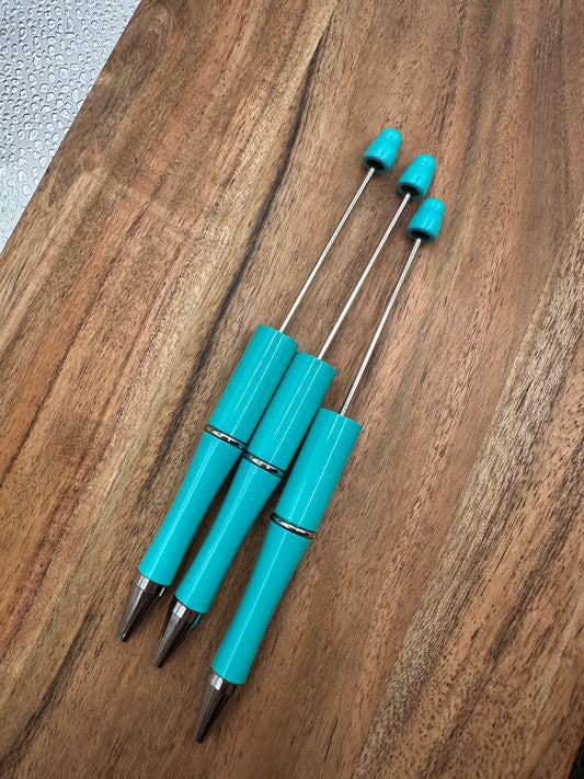 True Turquoise -Beadable Pen