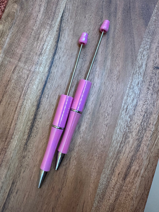Pearly Pink Opal -Beadable Pen