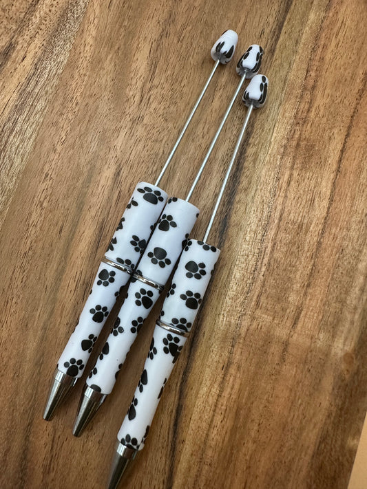 Paw Print- Beadable Pen